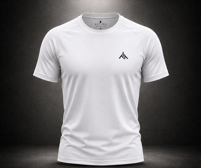 AKTIMO Men's Performance Tee - White