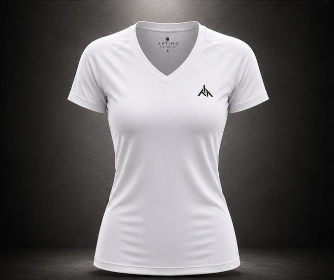 AKTIMO Women's Performance Tee - White